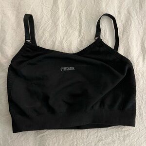 Gymshark High Neck Sports Bra Black- SALE MUST GO